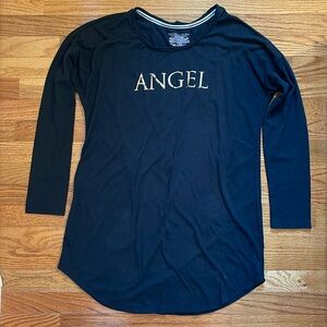 Victoria’s Secret black long sleeve sleep shirt